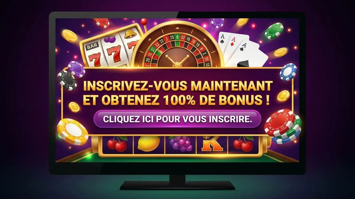 Inscription avec bonus
